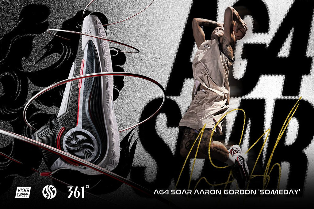 NBA Star Aaron Gordon Debuts New 361° AG4 Soar Signature Shoe in Partnership with Global Marketplace KICKS CREW