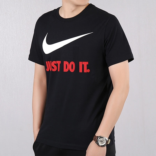 Nike Sportswear Just Do It Logo T-Shirt 'Black' BV0630-010