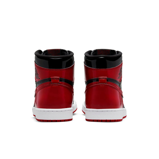 Air Jordan 1 Retro High OG 'Patent Bred' 555088-063 Retro Basketball Shoes  -  KICKS CREW
