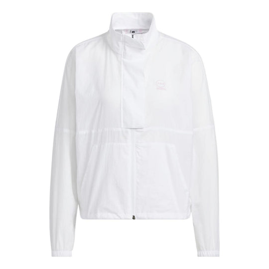 (WMNS) adidas Vibe Windbreaker Jackets 'White' HN2386