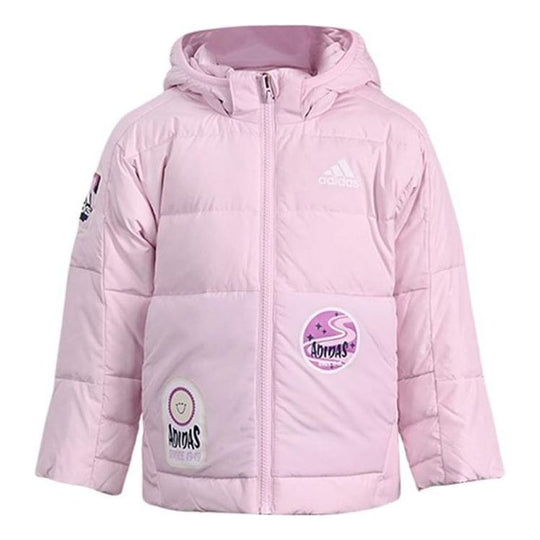 (PS) adidas LK Graphic Down Jacket 'Pink' HM9644