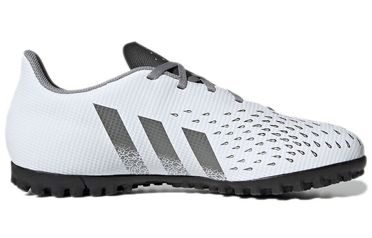 adidas Predator Freak.4 Turf Soccer Shoes 'Cloud White Iron Metallic Solar Red' FY6339