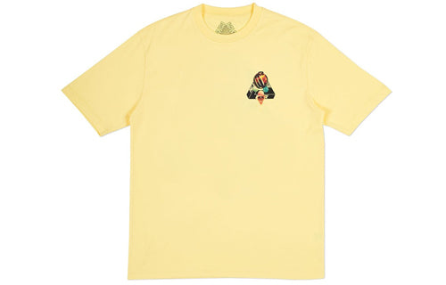 PALACE Sans Ferg T-Shirt Sunshine Yellow Glasses Back Logo Short Sleeve Unisex P18SS066
