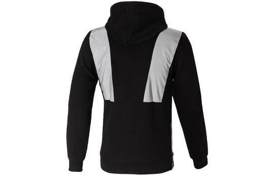 adidas originals Printing Reflective hooded Pullover Sports Black FT5852