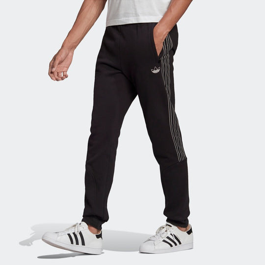 adidas originals Sprt Sweatpants Casual Sports Knit Bundle Feet Long Pants Black GN2426