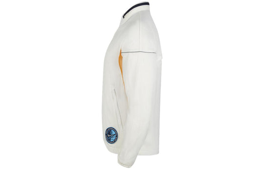Men's Nike Colorblock Retro Running Breathable Casual Jacket Sail White DM4780-133