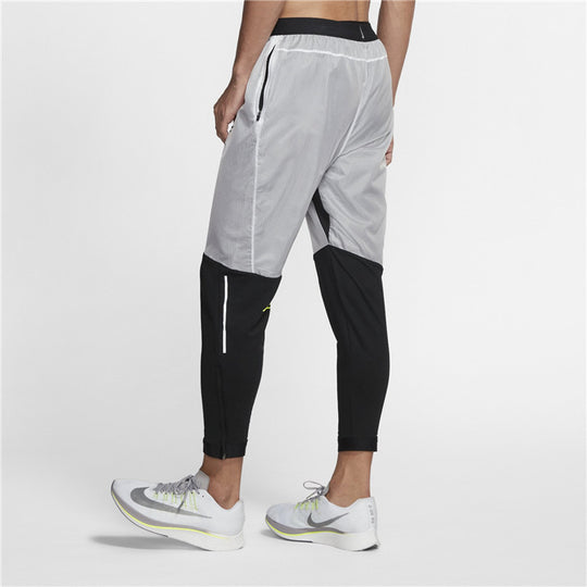 Nike Drawstring Splicing Quick Dry Casual Sports Pants White Black Whiteblack BV4812-011