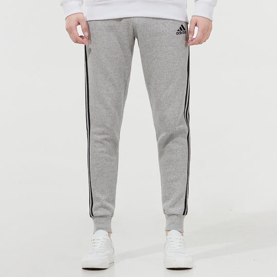 Men's adidas Side Casual Long Pants/Trousers Gray GM1091