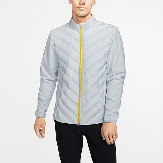 Men's Nike Aeroloft Golf Sports Thermal Cotton Gray Jacket CD8954-043