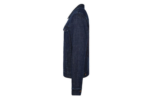 Men's KENZO Solid Color lapel Denim Jacket Blue FA55BL5092EC-76