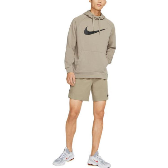 Men's Nike Casual Sports Solid Color Logo Khaki CZ2426-274