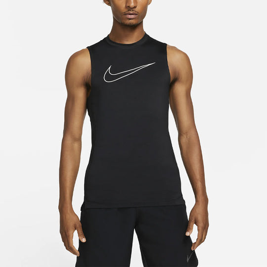 Nike Big Logo Tight Breathable Sleeveless Vest Black DD1989-010