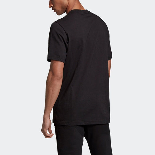 adidas Round Neck Sports Short Sleeve Black DX3674