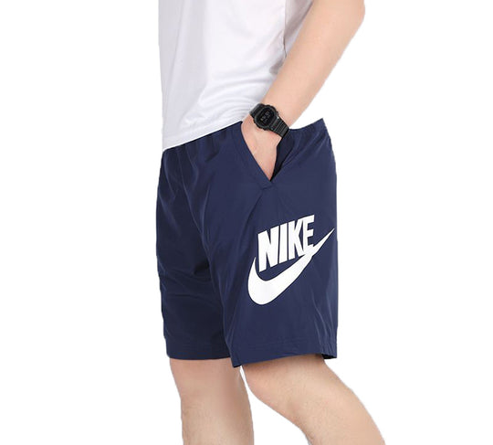Nike Ce Short Woven Hybrid Large Logo Sports Training Shorts Navy Blue CJ4441-410