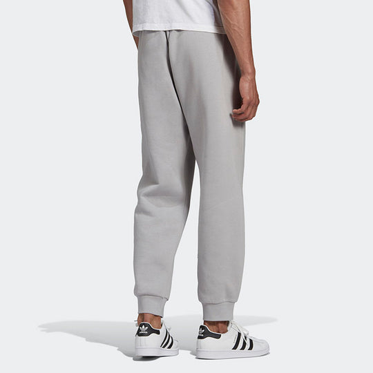 adidas originals 3D Trefoil Embroidered Logo Bundle Feet Sports Pants Gray GN4305