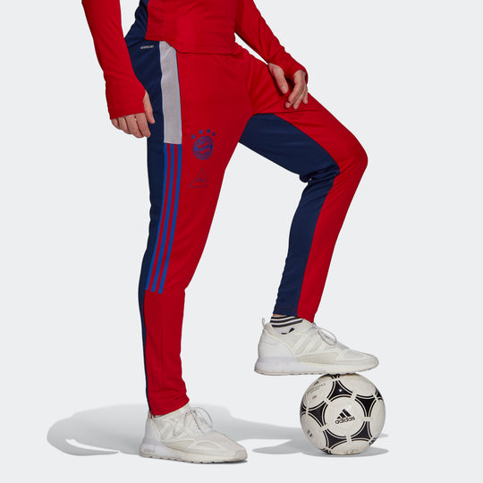 adidas x Crossover Fcb Hu Tr Pnt Bayern Munich Soccer/Football Sports Long Pants Red GK7838