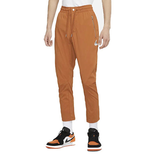 Men's Air Jordan Statement Essentials Solid Color Straight-Leg Casual Pants/Trousers Green Copper DM9929-241