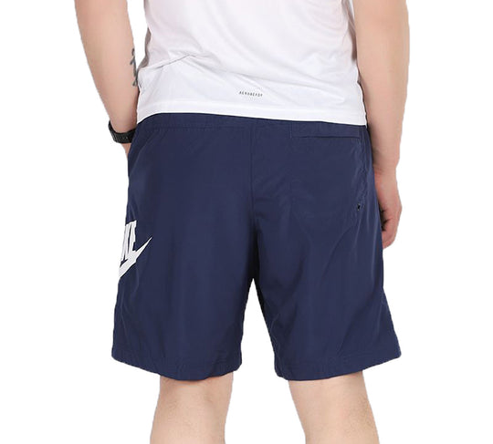 Nike Ce Short Woven Hybrid Large Logo Sports Training Shorts Navy Blue CJ4441-410