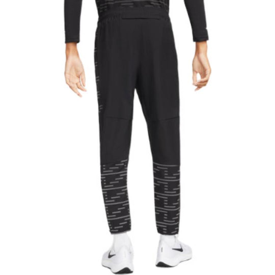 Men's Nike Solid Color Logo Woven Quick Dry Running Training Sports Pants/Trousers/Joggers Black DD6004-010