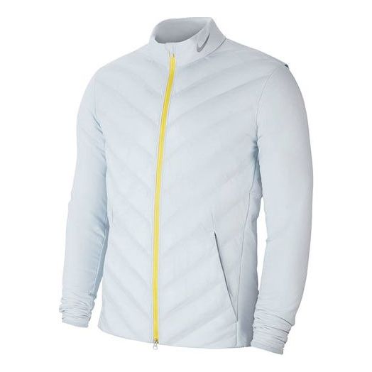 Men's Nike Aeroloft Golf Sports Thermal Cotton Gray Jacket CD8954-043