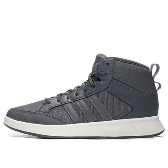 adidas Court80s Mid Lightweight Cozy Casual Skateboarding Shoes Gray EE9683