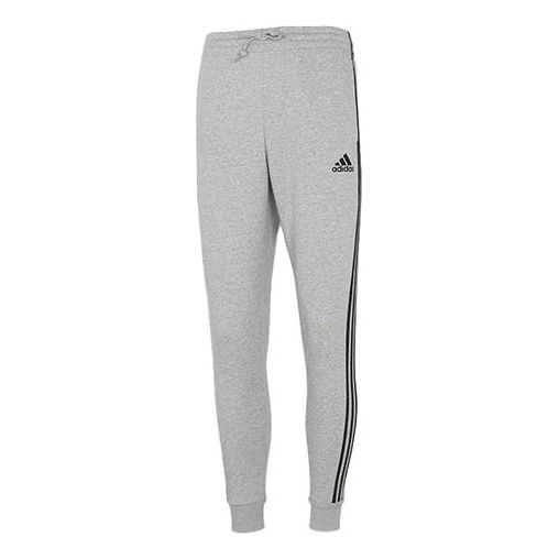 Men's adidas Side Casual Long Pants/Trousers Gray GM1091