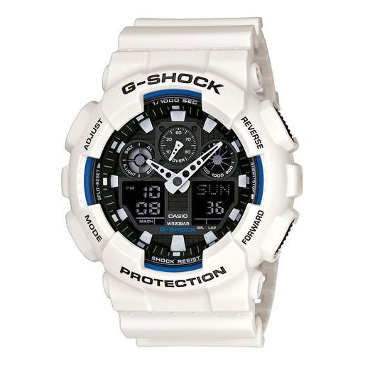 CASIO G-Shock Analog-Digital 'White' GA-100B-7A