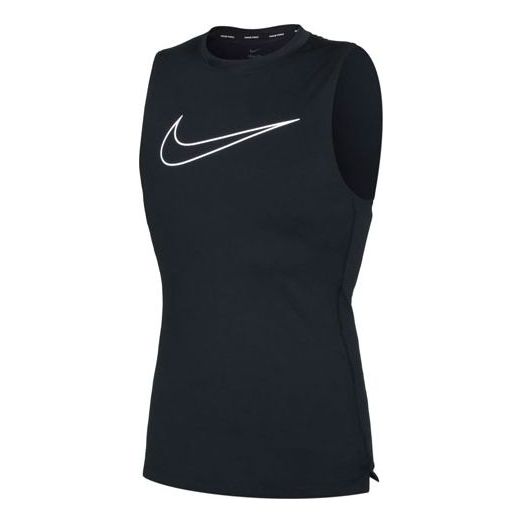 Nike Big Logo Tight Breathable Sleeveless Vest Black DD1989-010