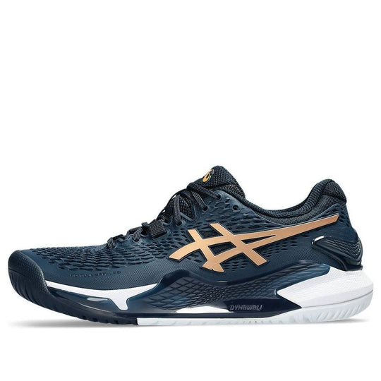 (WMNS) ASICS Gel-Resolution 9 'French Blue Pure Gold' 1042A268-960