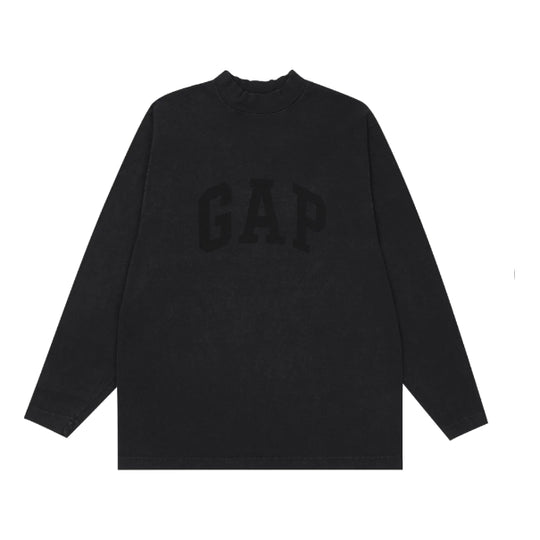 Yeezy Gap Engineered By Balenciaga Dove Long Sleeve T-Shirt 'Black' 473005-00