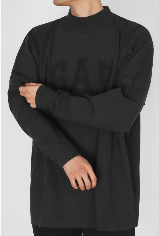 Yeezy Gap Engineered by Balenciaga SS22 Dove Long Sleeve Tee 'Black' 471305-02
