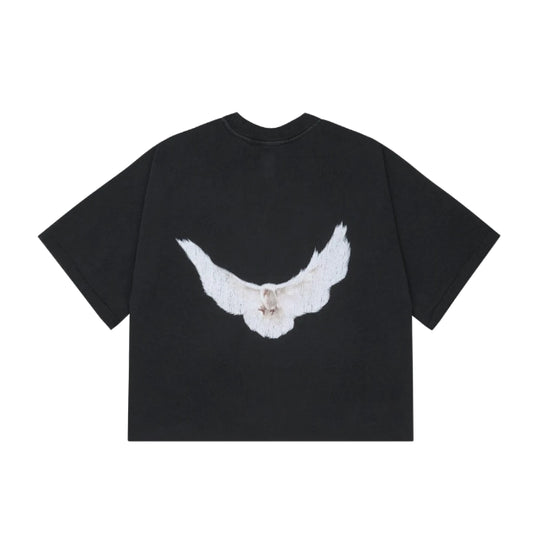 Yeezy Gap Engineered by Balenciaga SS22 Dove No Seam Washed T-Shirt 'Black' 473112-00