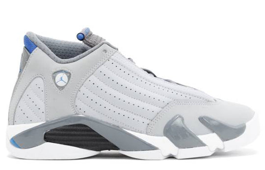 (GS) Air Jordan 14 Retro 'Wolf Grey' 487524-004 Retro Basketball Shoes  -  KICKS CREW