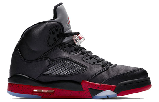 Air Jordan 5 Retro 'Satin Bred' 136027-006 Retro Basketball Shoes  -  KICKS CREW