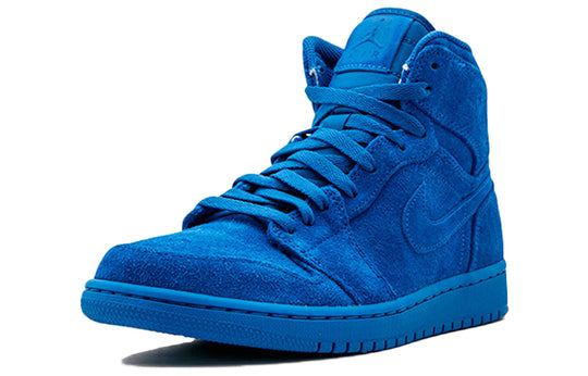 Air Jordan 1 Retro High 'Blue Suede' 332550-404 Retro Basketball Shoes  -  KICKS CREW