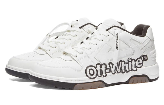 Off-White Out Of Office Low-Top For Walking Sneaker 'White Black' OMIA189S22LEA0040110