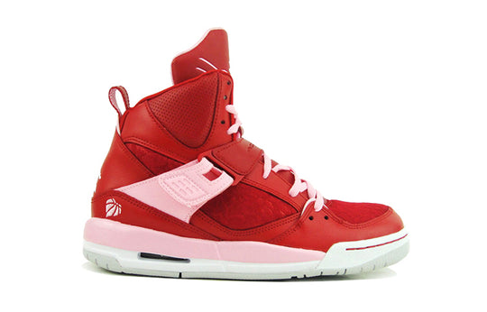 (GS) Air Jordan Flgiht 45 Hi Prem 'Gym Red' 547769-605 Big Kids Basketball Shoes  -  KICKS CREW