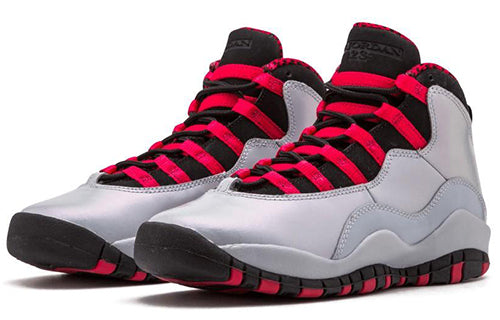 (GS) Air Jordan 10 Retro 'Legion Red' 487211-009 Retro Basketball Shoes  -  KICKS CREW