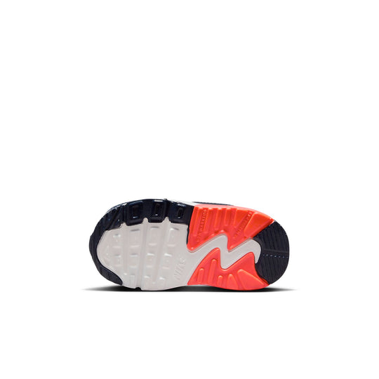 (TD) Nike Air Max 90 LTR 'Light Smoke Grey Bright Crimson' CD6868-021
