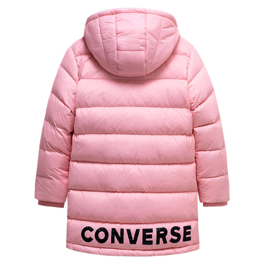(PS) Converse Long Down Jacket 'Pink Black' CV2242085GS-004