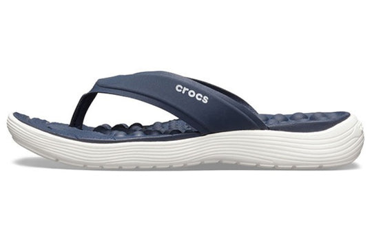 (WMNS) Crocs Reviva Flip-Flops Deep Blue 205473-462