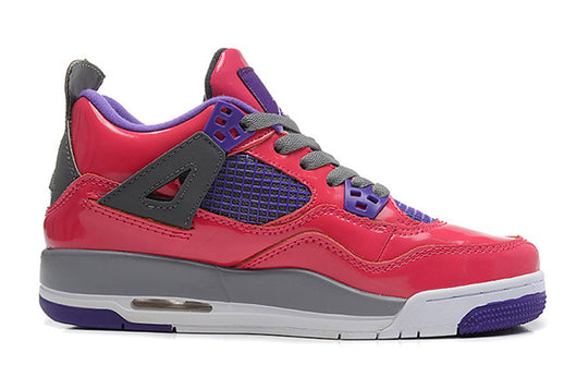 (GS) Air Jordan 4 Retro 'Pink Foil' 487724-607 Big Kids Basketball Shoes  -  KICKS CREW