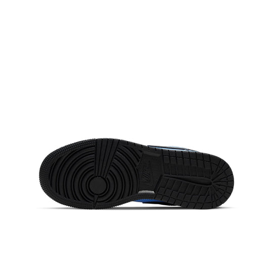 (GS) Air Jordan 1 Low 'University Blue Black' 553560-403 Big Kids Basketball Shoes  -  KICKS CREW