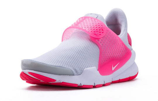 (GS) Nike Sock Dart 'Pure Platinum White Racer Pink' 904277-001