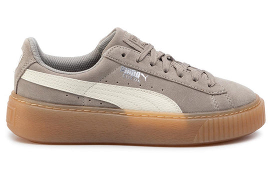 PUMA Suede Platform Sneakers Grey/Brown 363906-05