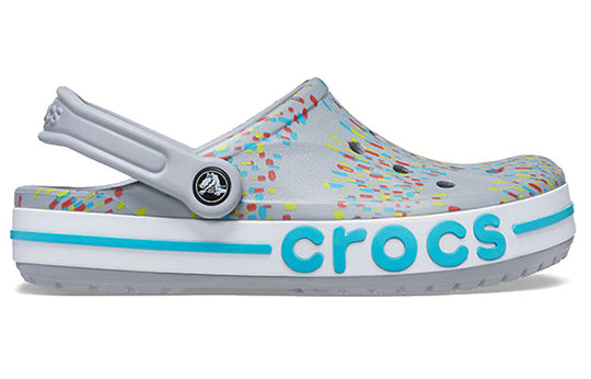 Crocs Printing Beach Unisex Gray Blue Sandals 'Grey Blue' 206232-0ES