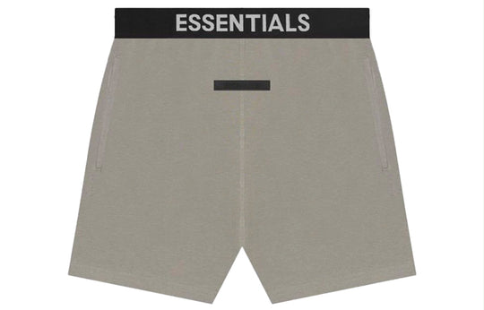 Fear of God Essentials SS21 Cotton-Blend Jersey Shorts Grey Flannel FOG-SS21-654