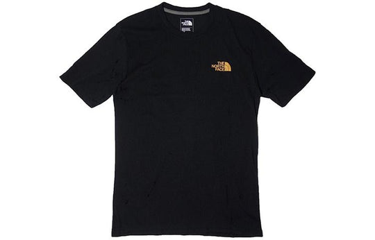 THE NORTH FACE Box Logo Short Sleeve Couple Style Black NF00CA0FAKX