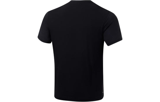 Li-Ning Logo Running T-shirt 'Black' ATST073-1