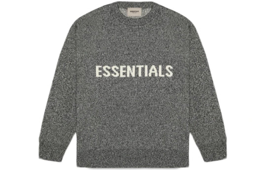 Fear of God Essentials SS20 Graphic Logo Sweater 'Dark Grey' FOG-SS20-266